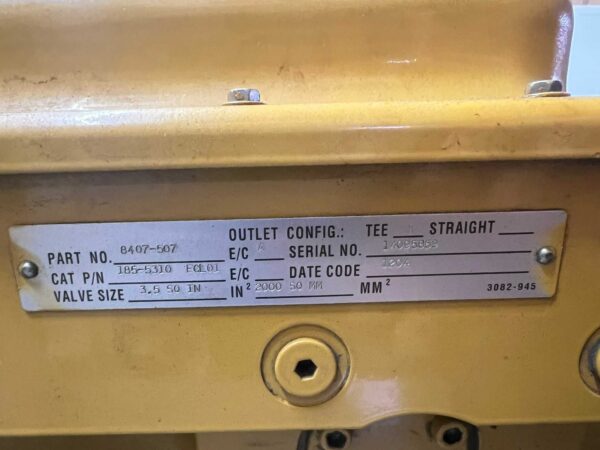 CATERPILLAR 1855310 VALVE GP-GAS CONTROL 185-5310 - Image 2